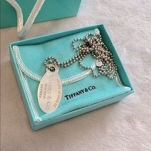 Tiffany & Co. Oval Pendant Necklace